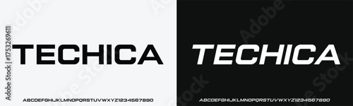 Modern Bold Font. Typography urban style alphabet fonts for fashion, sport, technology, digital, movie, logo design, vector illustration

