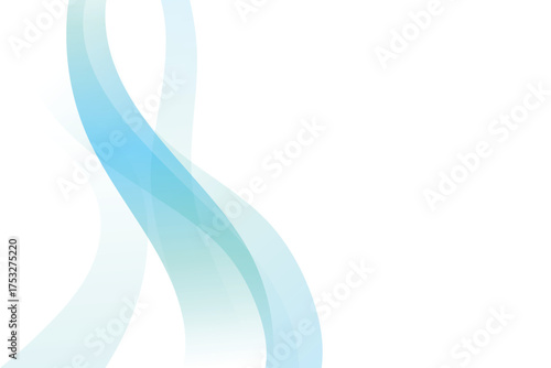 abstract minimalist blue color wavy line background. digital template modern white design background.