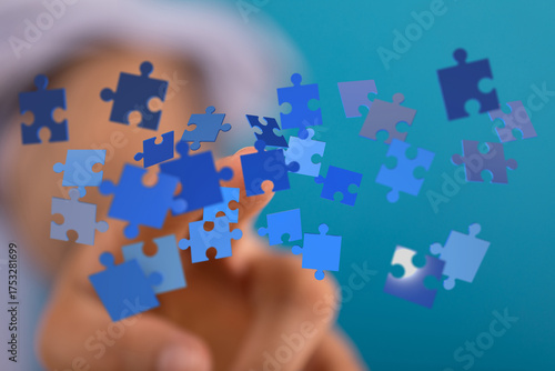 Abstract image of puzzle pi...