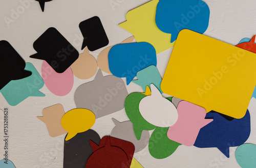 Abstract image of various c...