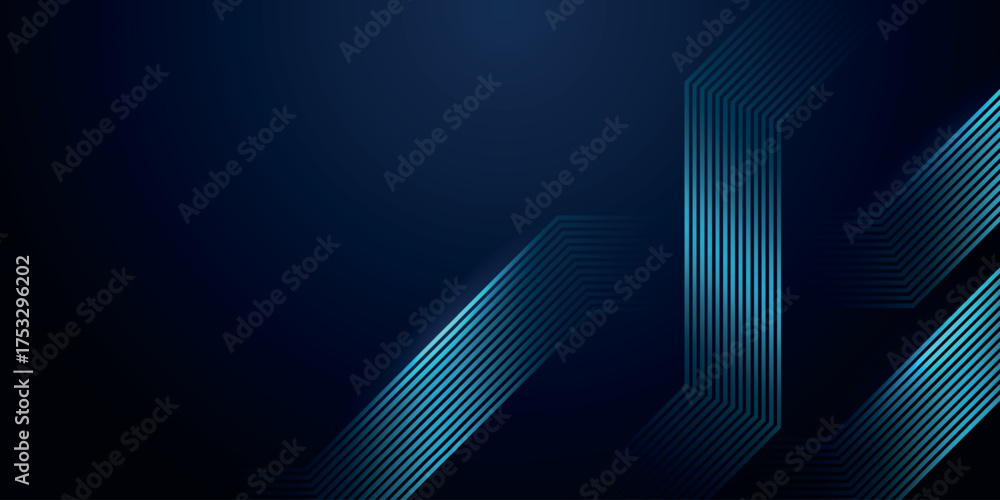 Obraz premium Background with dynamic and elegant abstract line decoration. Modern and futuristic background concept for covers, banners, brochures, presentations, certificates, websites, and cards. VOL. 8
