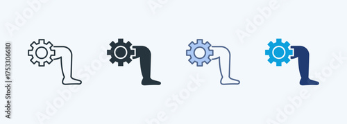 Biomechanics Multiple Style Icon Collection