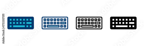Keyboard icon vector isolated on white background. keyboard vector symbol