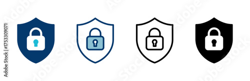 Security icon vector isolated on white background. protection icon. privacy. vpn