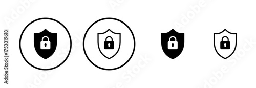 Security icon logo design. protection icon. privacy. vpn