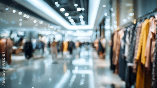 Wallpaper Mural Modern Fashion Store Interior with Clothing Displays and Shopping Atmosphere in a Mall Torontodigital.ca