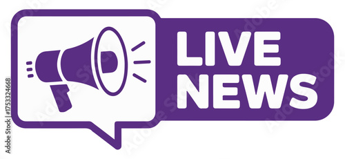 line news media vector icon illustration