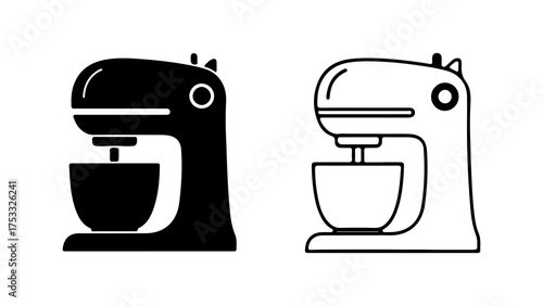 Kitchen mixer appliance with transparent background