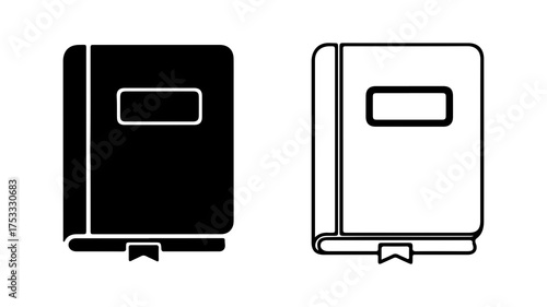 Notebook icon with transparent background