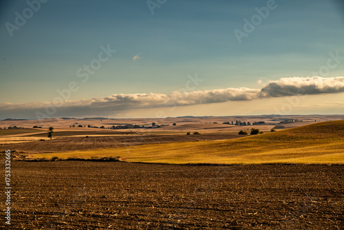 Landschaft in der Meseta am Jacobsweg