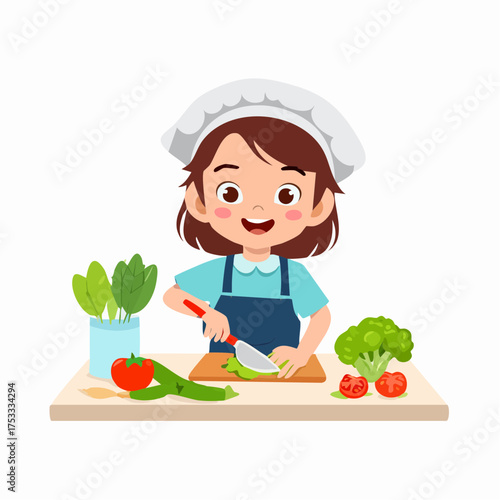 Kind beim Kochen