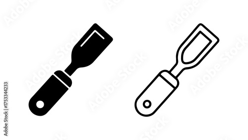 Chisel tools with transparent background