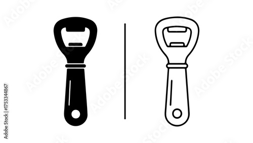 Bottle openers with transparent background