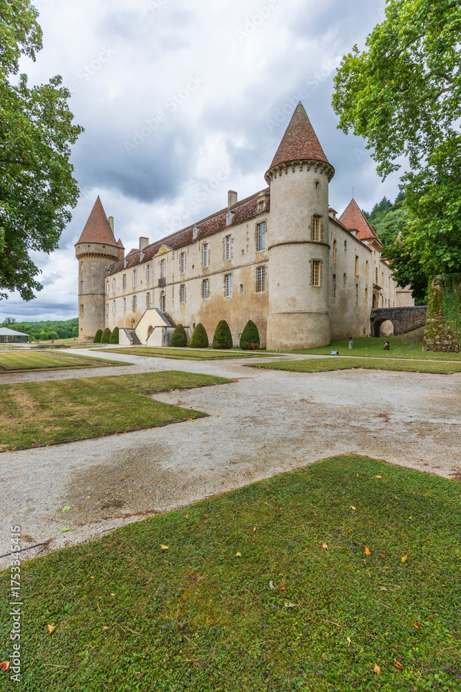 Fototapeta premium Chateau de Bazoches historic castle in Nievre, France