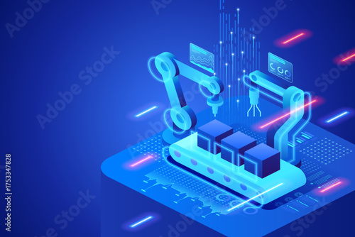 Factory Robotics in Smart Manufacturing