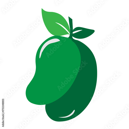 Green Mango Fruit Icon
