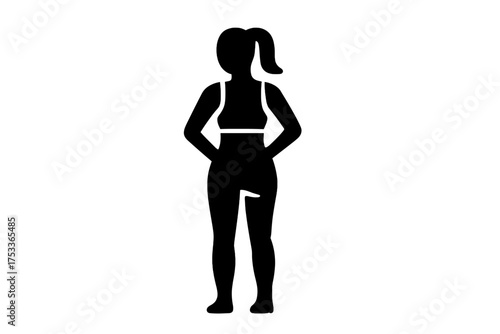 Woman measuring body progress with a tape measure for fitness and weight loss goals