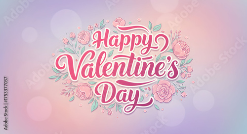 Valentines day floral design