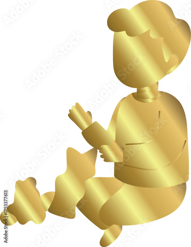 Golden Boy Unpacking Presents