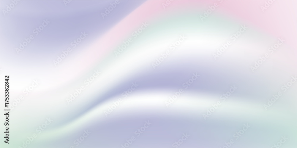 Fototapeta premium Shades of holographic. Futuristic holographic poster with gradient mesh.