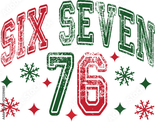 Christmas  Six Seven, Cut File 6 7