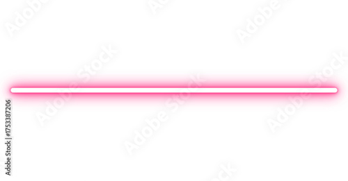 Free Download Glowing pink neon line with soft light effect, modern horizontal divider element for posters, web design, digital art, and graphic decoration - GFXLoad
