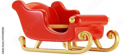 3d Santa Sleigh