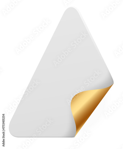 Triangle Tag Golden Corner
