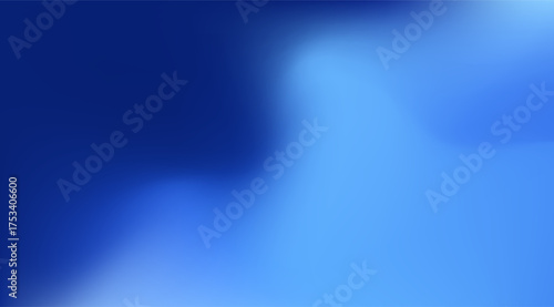A serene gradient background showcases blended hues of dark and light blues, creating a smooth, dreamy aesthetic perfect for modern designs and calming visual projects
