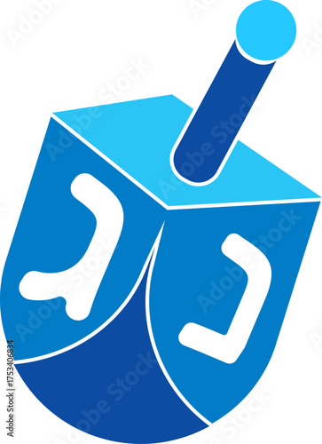 Hanukkah Dreidel Symbols (Hebrew Letters) Icon, symbol.