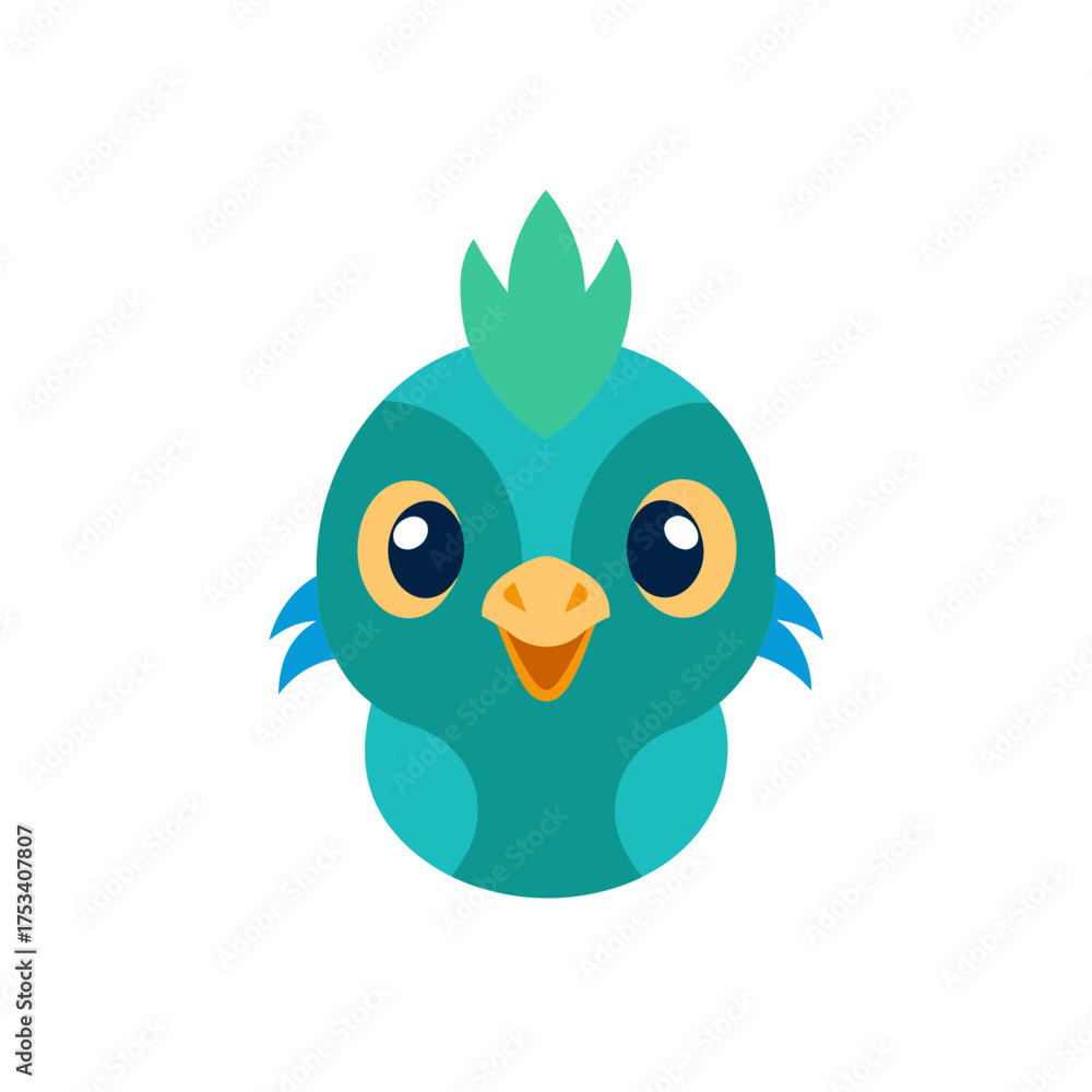 custom made wallpaper toronto digitalpeacock head icon clipart vector on transparent background