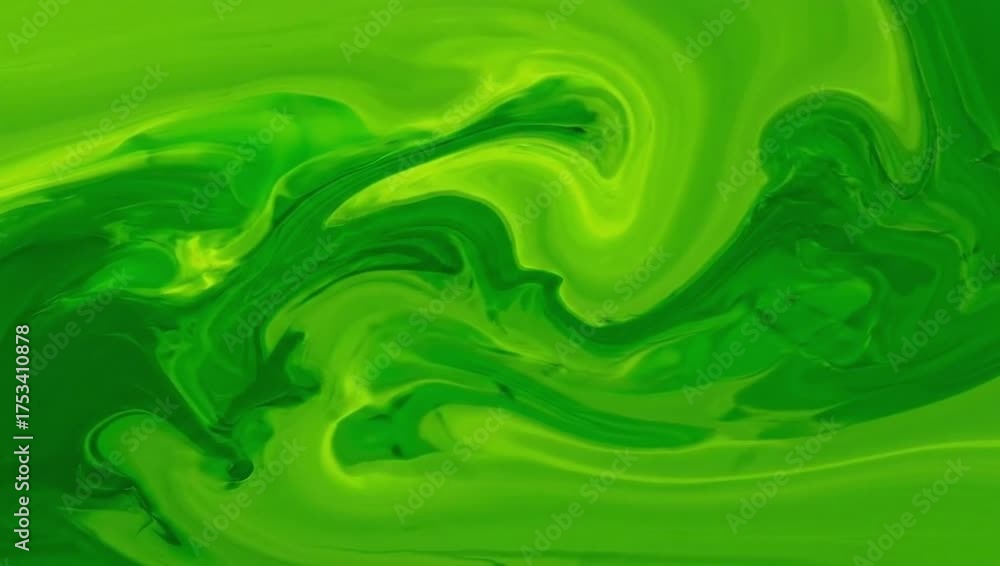 custom made wallpaper toronto digitalAbstract Swirling Green Liquid Background paint