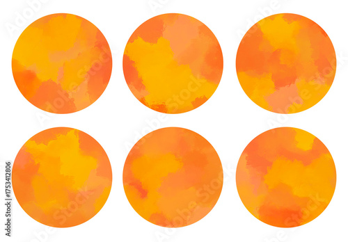 水彩のにじみグラデーションのテキストボックス・フレーム