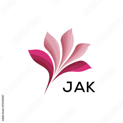 Modern  Tech Logo Design – Futuristic Blue and White Circular Emblem on Black Background, JAK Later Logo, 
