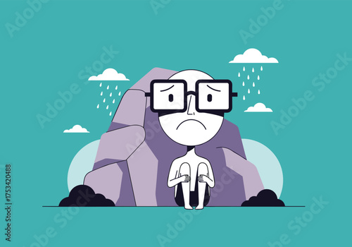 The emotional burden of feeling overwhelmed and isolated during difficult times.