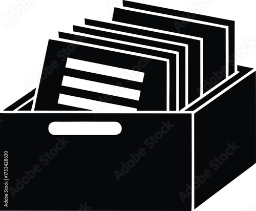 Tax Archive vector icon