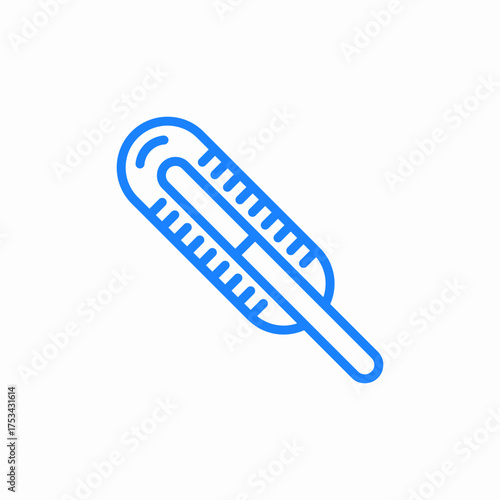 body thermometer icon sign vector