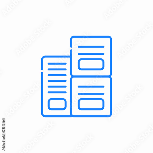 boxes cases icon sign vector