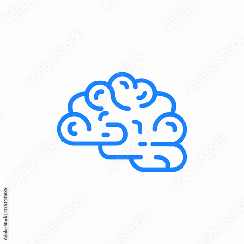 brain icon icon sign vector