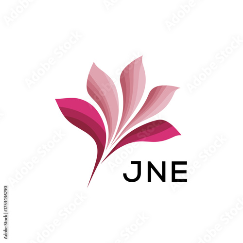 Modern Pink Leaf Logo Vector, JNE Later Logo, Gradient Petal Logo Concept, Creative Minimal Nature Logo, 

JNE floral, abstract, JNE logo, leaf, petal, JNE pink, gradient, JNE design, icon, vector, JN