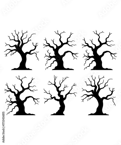 tree silhouette vector