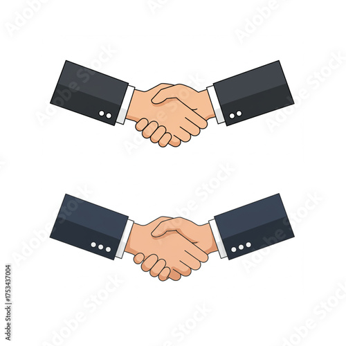 Professional handshake symbolizing agreement and partnership, perfect for business and corporate concepts