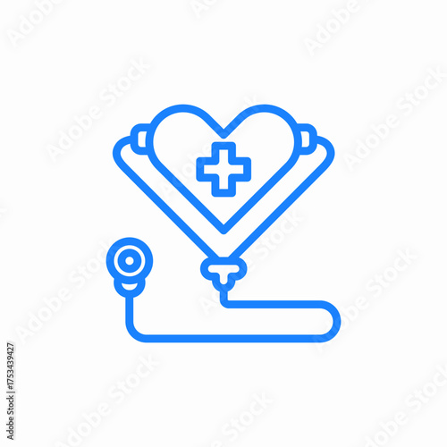 medical observation icon sign vector
