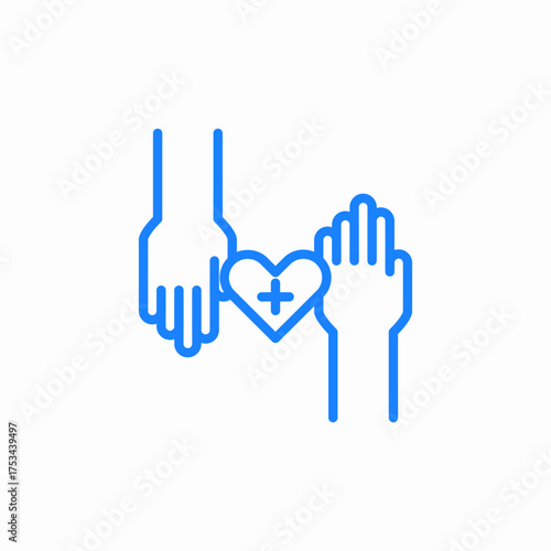 medical support icon sign vector