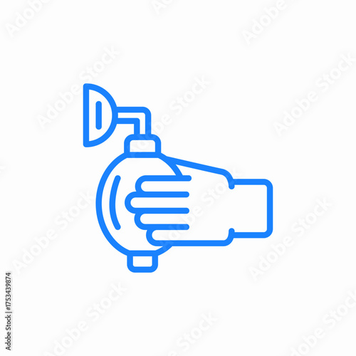 oxigen mask icon sign vector