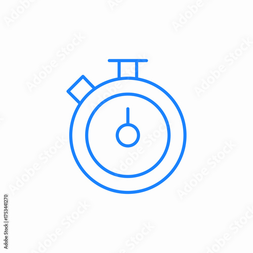Free Download timer stopwatch icon sign vector - GFXLoad