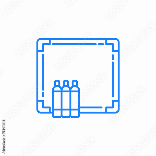whiteboard markers icon sign vector