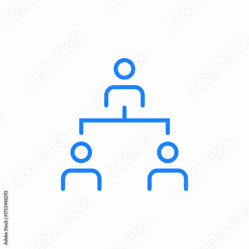 teamleader supervisor icon sign vector