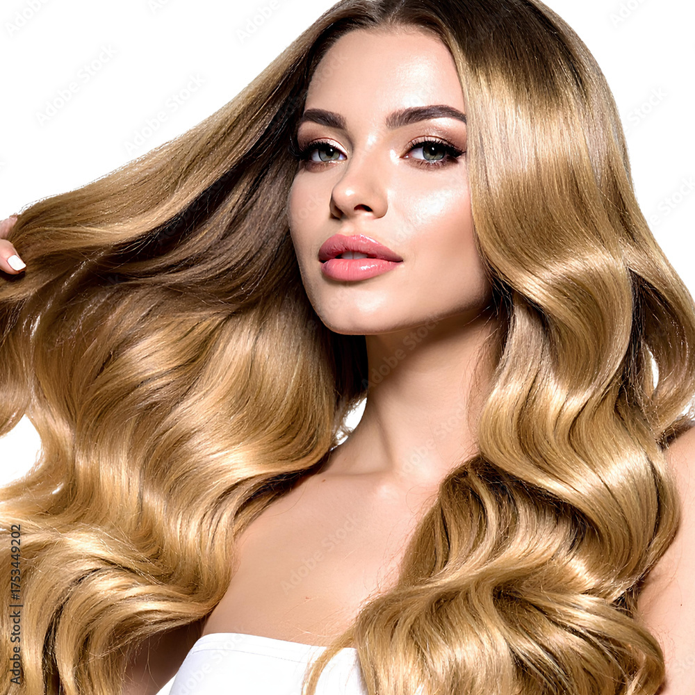 Obraz premium woman with long hair