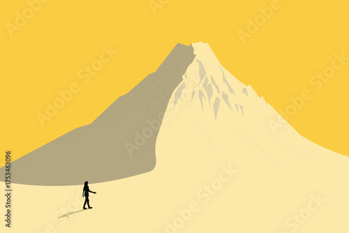 Business success and excellence vector concept. Symbol of best, achievement, talent, growth. Minimal design eps10 illustration